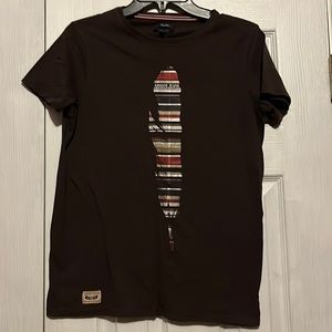 Armani Jeans Mens feather print t shirt size S!